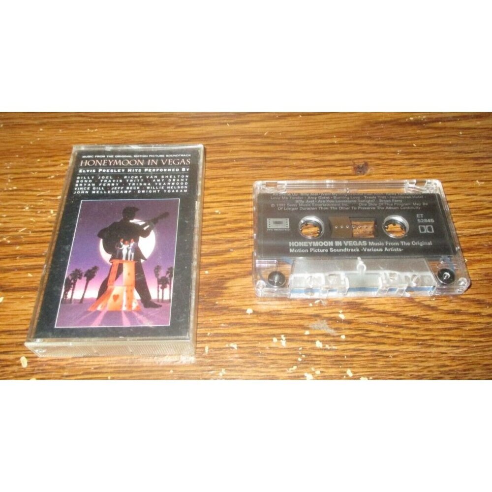 Honeymoon in Vegas Soundtrack on cassette (Sony Entertainment Canada, 1993)